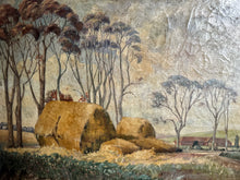 Load image into Gallery viewer, British school signed and dated 1941 landscape oil painting on canvas