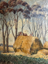 Load image into Gallery viewer, British school signed and dated 1941 landscape oil painting on canvas