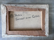 Load image into Gallery viewer, Colin Baxter city landscape oil painting on canvas &quot;Sunset over Colne&quot; Lancashire