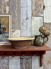 Load image into Gallery viewer, Country style terracotta painted pink farmhouse kitchen mixing bowl