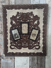 Load image into Gallery viewer, Early 20th Century Black forest carved wooden picture frame