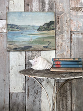 Load image into Gallery viewer, Early 20th Century coastal landscape oil painting on canvas