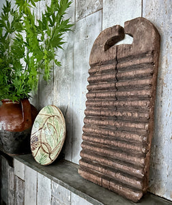 An Early 19th century Japanese rustic washing laundry board