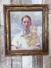 Load image into Gallery viewer, Early 20th century Realism portrait oil painting on canvas signed Arthur J Lyons (1873-1948)