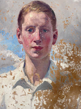 Load image into Gallery viewer, Early 20th century Realism portrait oil painting on canvas signed Arthur J Lyons (1873-1948)