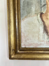 Load image into Gallery viewer, Early 20th century antique oil painting realism portrait on canvas Slade school artist