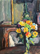 Load image into Gallery viewer, Early 20th century french still life floral oil painting