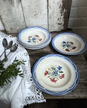 Load image into Gallery viewer, French Vintage Digoin Elon Sarreguemines bowls floral pattern