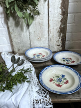 Load image into Gallery viewer, French Vintage Digoin Elon Sarreguemines bowls floral pattern