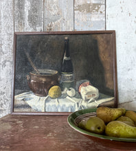 Load image into Gallery viewer, French Vintage Still Life Kitchen Scene oil painting on card