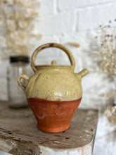 Load image into Gallery viewer, A French 19th Century antique half glazed terracotta gargoulette