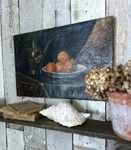 Load image into Gallery viewer, French Early 20th century antique still life oil painting on canvas with fruit