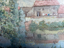 Load image into Gallery viewer, French vintage oil painting on board in the Impressionist style