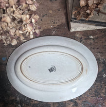 Load image into Gallery viewer, Antique French St Amand pottery cockeral decorative large oval platter plate