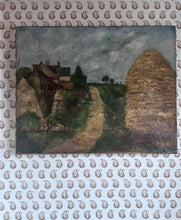 Load image into Gallery viewer, French antique early 20th Century landscape oil painting on canvas signed and dated 1924