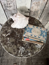 Load image into Gallery viewer, French antique gueridon metal garden bistro table art noveau style legs