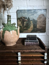 Load image into Gallery viewer, French antique early 20th Century landscape oil painting on canvas signed and dated 1924