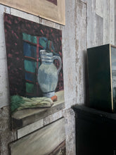 Load image into Gallery viewer, French early 20th Century still life oil painting on board