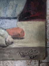 Load image into Gallery viewer, French early 20th Century still life oil painting on board