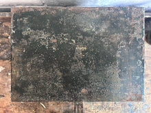 Load image into Gallery viewer, French pressed metal numbered dated 1902 deed storage box