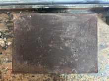 Load image into Gallery viewer, French pressed metal dated numbered 1905 deed storage box