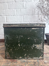 Load image into Gallery viewer, French pressed metal dated numbered 1911 deed storage box