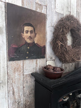 Load image into Gallery viewer, French school 20th Century WW1 Portrait oil painting on canvas French Military soldier