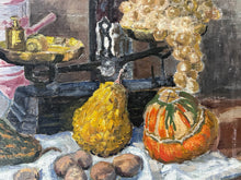 Load image into Gallery viewer, French vintage Mid century still life oil painting on canvas