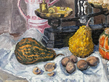 Load image into Gallery viewer, French vintage Mid century still life oil painting on canvas