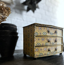 Load image into Gallery viewer, French vintage boudoir box fabric covered drawers