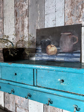 Load image into Gallery viewer, French vintage still life oil painting on wooden board