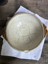 Load image into Gallery viewer, A French antique white glazed shallow pouring bowl