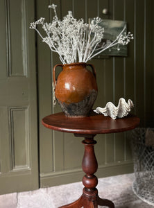 Georgian antique simple country house style tripod leg wine side table