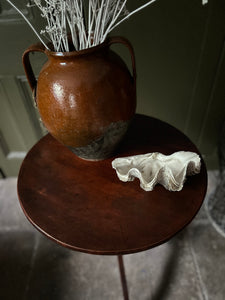 Georgian antique simple country house style tripod leg wine side table