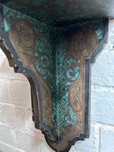 Load image into Gallery viewer, Hand painted antique decorative wall bracket shelf