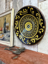 Load image into Gallery viewer, Hungarian hand painted decorative pottery wall plate