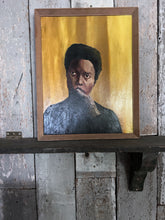 Load image into Gallery viewer, Mid 20th Century framed oil painting portrait on board