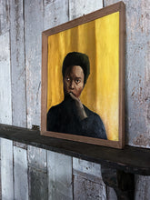 Load image into Gallery viewer, Mid 20th Century framed oil painting portrait on board