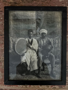 An antique black and white African portrait study photograph dated 1929