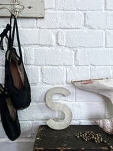 Load image into Gallery viewer, A Vintage wooden original painted letter S