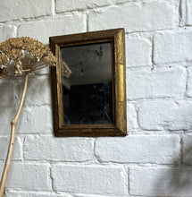 Load image into Gallery viewer, A Small antique gold gilt decorative wall mirror