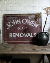 Load image into Gallery viewer, An early 20th Century 1930&#39;s hand painted Tradesmen advertising sign