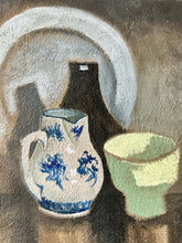 Load image into Gallery viewer, Vintage early 20th Century still life oil painting on canvas