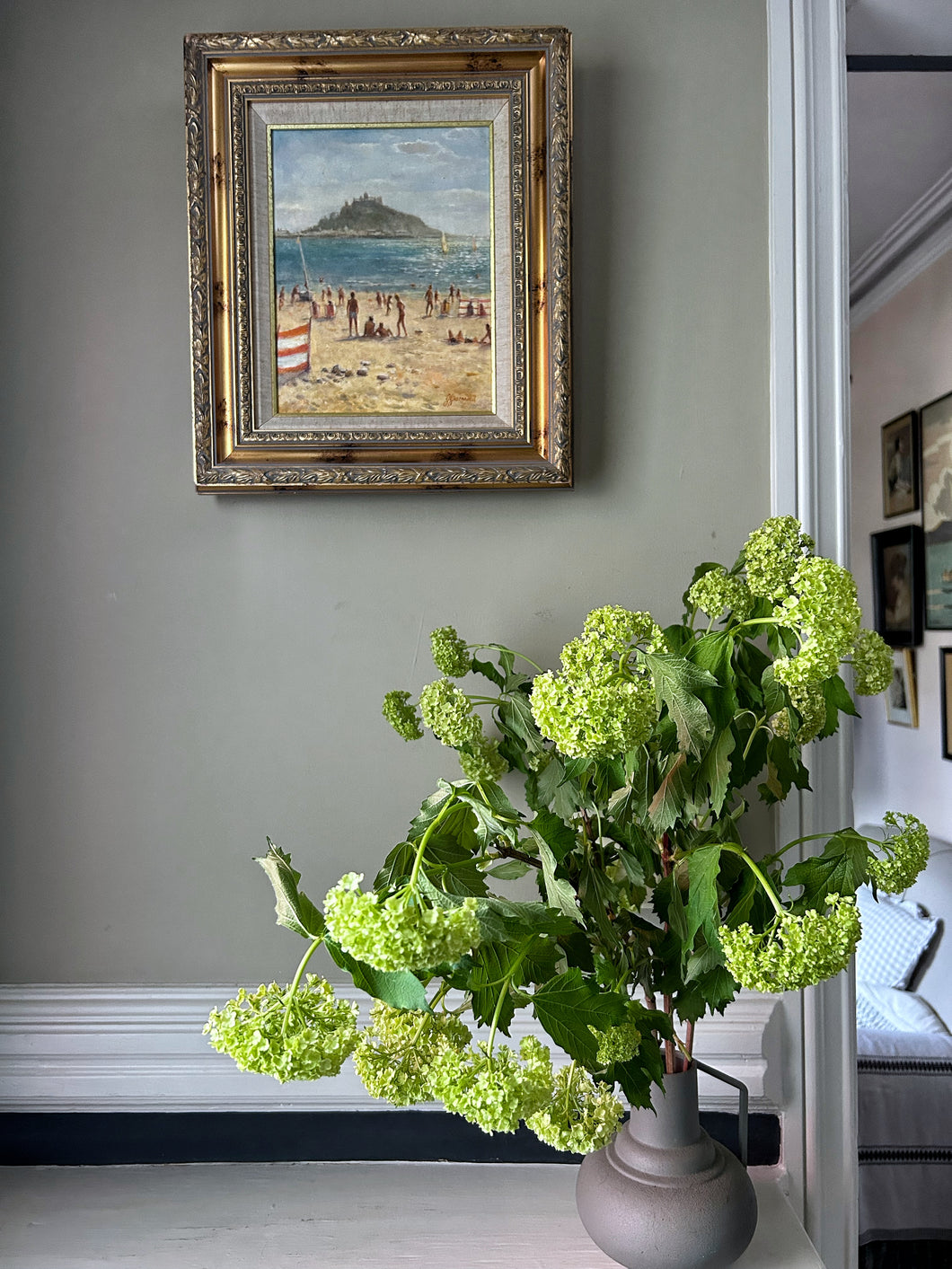St Michaels Mount Cornish Oil Painting On Board John Greenwell British st-michaels-mount-cornish-oil-painting-on-board-john-greenwell-british
