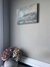 Load image into Gallery viewer, Colin Baxter city landscape oil painting on canvas "Sunset over Colne" Lancashire