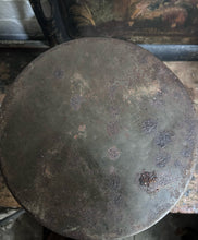 Load image into Gallery viewer, Large antique 1800's trading company toleware tea storage tin with gold detail on front