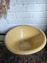 Load image into Gallery viewer, Large French Antique 19th Century French Pancheon terracotta dairy bowl