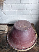 Load image into Gallery viewer, Large French Antique 19th Century French Pancheon terracotta dairy bowl