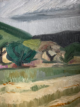 Load image into Gallery viewer, Large Swedish abstract landscape oil painting on canvas