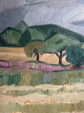 Load image into Gallery viewer, Large Swedish abstract landscape oil painting on canvas